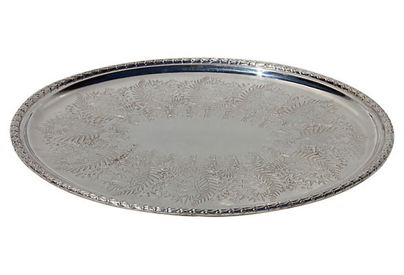 Barker Ellis Oval Engraved 14