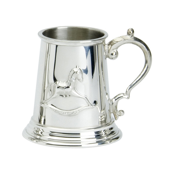 Rocking Horse Pewter Baby/Childs Mug. SKU #: EB99992.