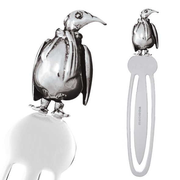 Movable Penguin Bookmark Sterling Silver. SKU #: GT2289.