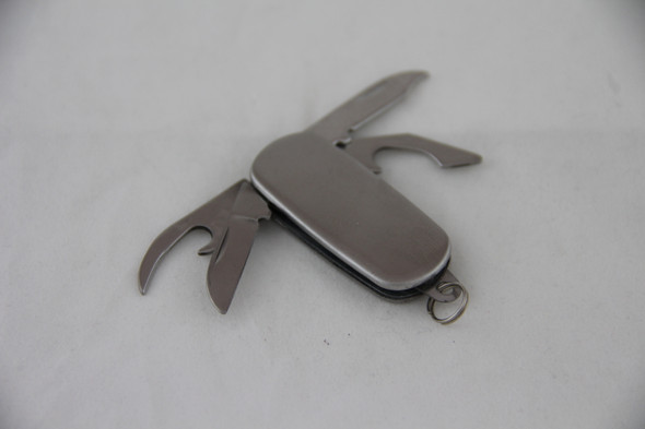 Key Ring Knife, 4 blades Stainless Steel. SKU #: KMGS1.