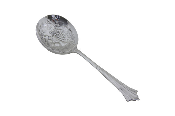 Albany pattern 8.5" Pudding Spoon English Silver Plate. SKU #: KM9294.