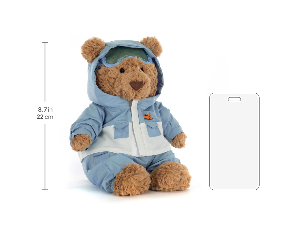 Bartholomew Bear 'Snow Suit', size chart