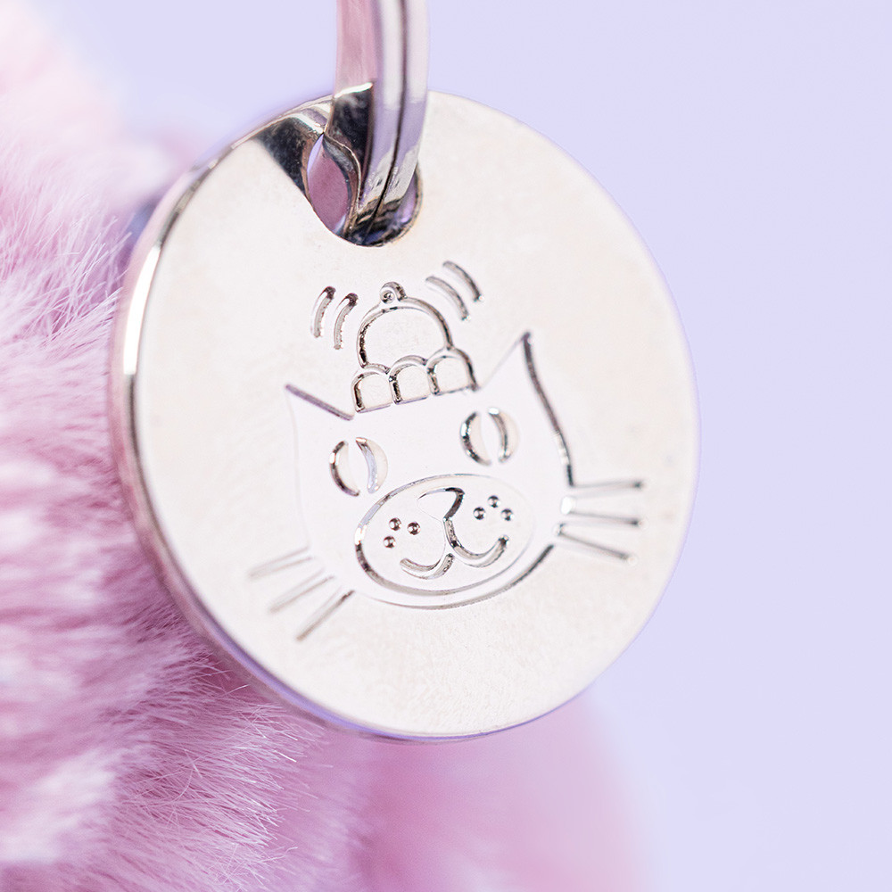 Thistlepop Blossom Bunny Bag Charm, View 1