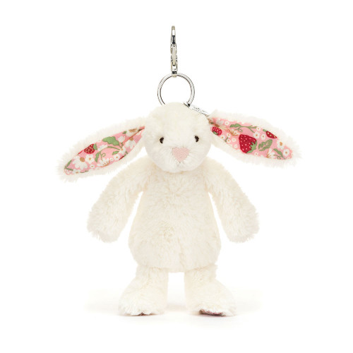 Blossom Cream Bunny 'Berry' Bag Charm, Main View