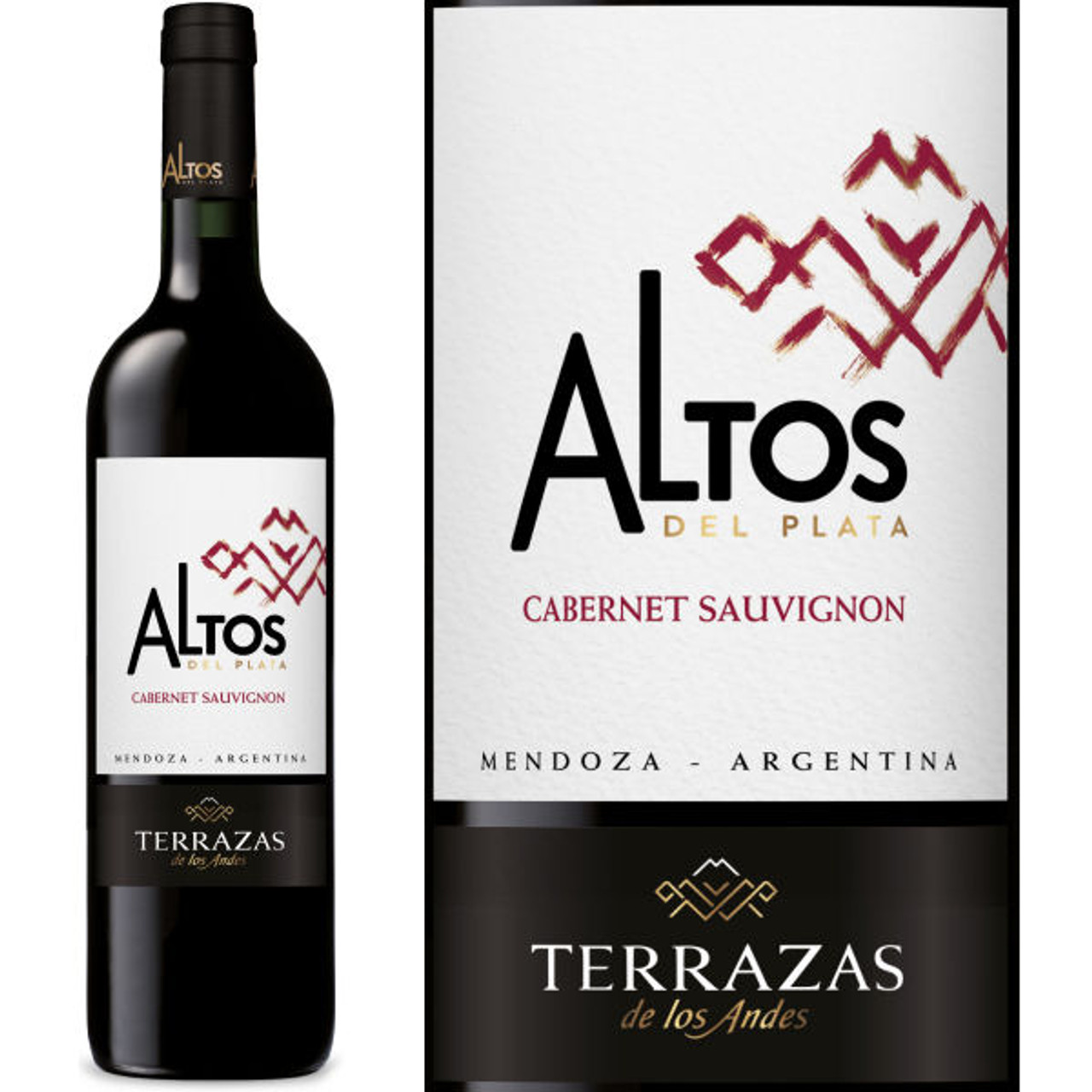 12 Bottle Case Terrazas De Los Andes Altos Del Plata Cabernet 2018 W Free Shipping