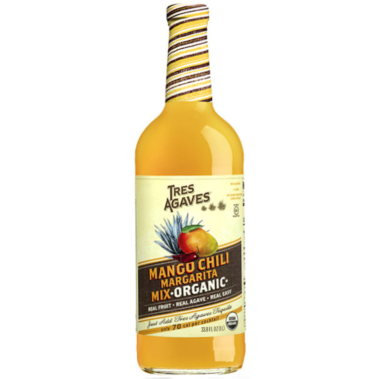 Tres Agaves Organic Mango Chili Margarita Mix 1L