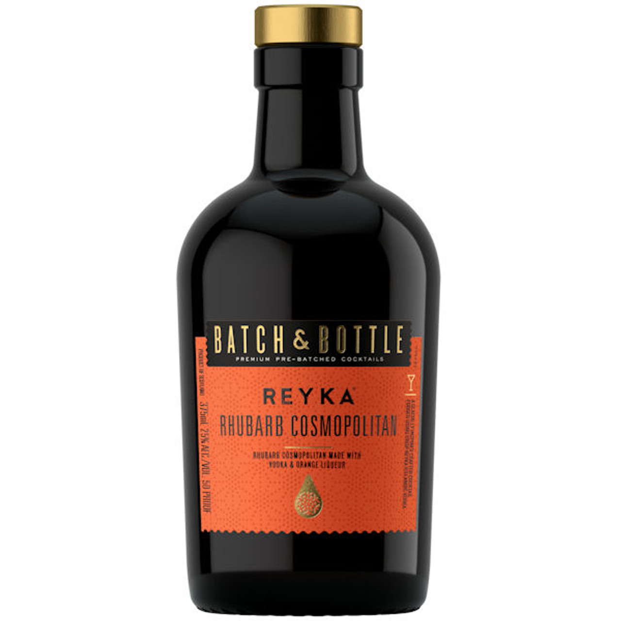 Batch & Bottle Reyka Rhubarb Cosmopolitan Ready To Drink Cocktail 375ml