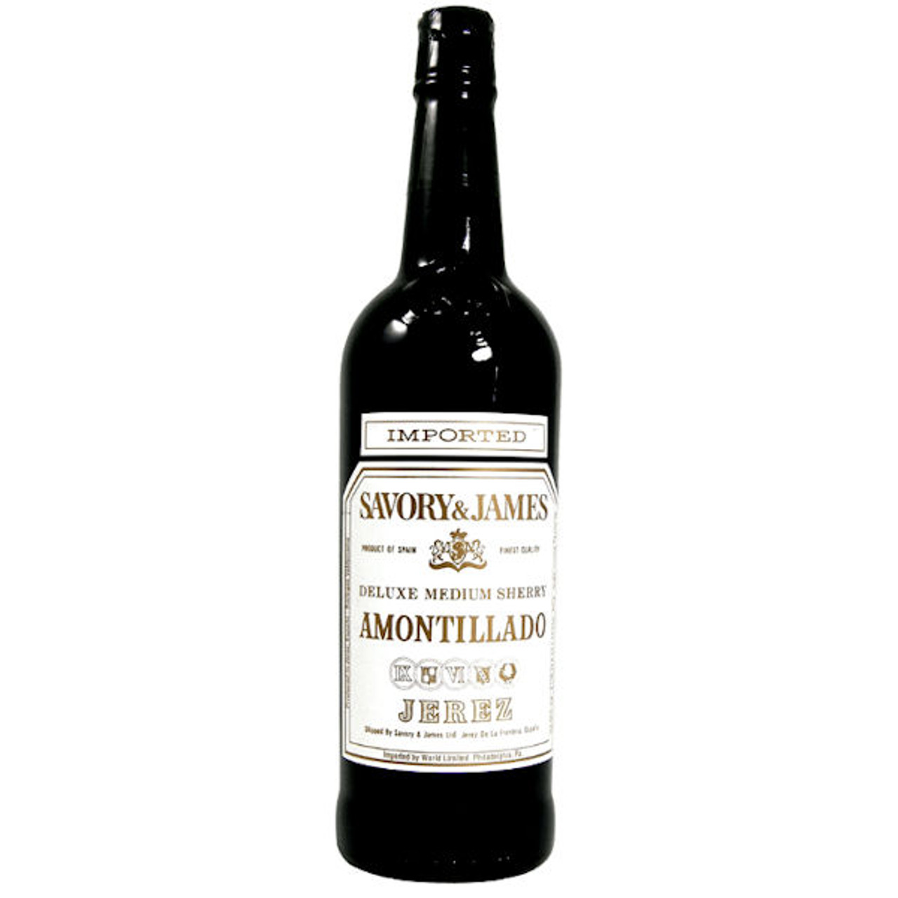 Savory & James Amontillado Medium Sherry 750ml