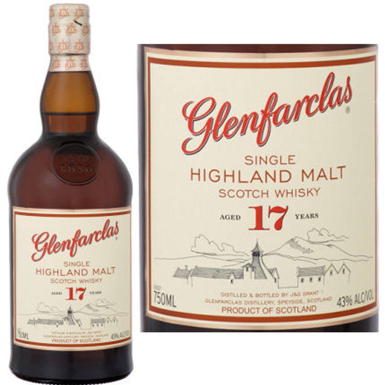 Glenfarclas 17 Year Old Highland 750ml
