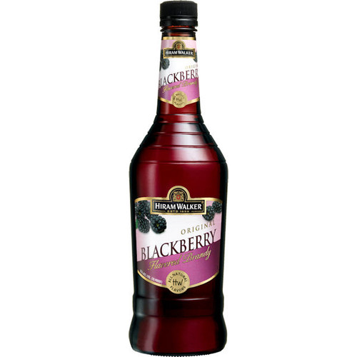 Hiram Walker Blackberry Flavored Brandy 1L Hiram Walker Blackberry Flavored Brandy 1L