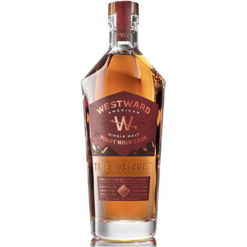 Westward Oregon Pinot Noir Cask American Single Malt Whiskey 750ml Westward Oregon Pinot Noir Cask American Single Malt Whiskey 750ml