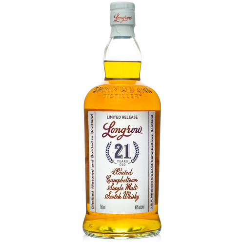 Longrow 21 Year Old Campbelton Single Malt Scotch Whiskey 750ml Longrow 21 Year Old Campbelton Single Malt Scotch Whiskey 750ml