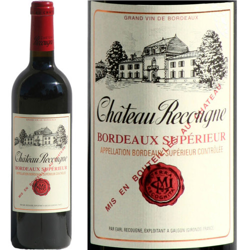 Chateau Recougne Bordeaux Superieur Rouge Chateau Recougne Bordeaux Superieur Rouge