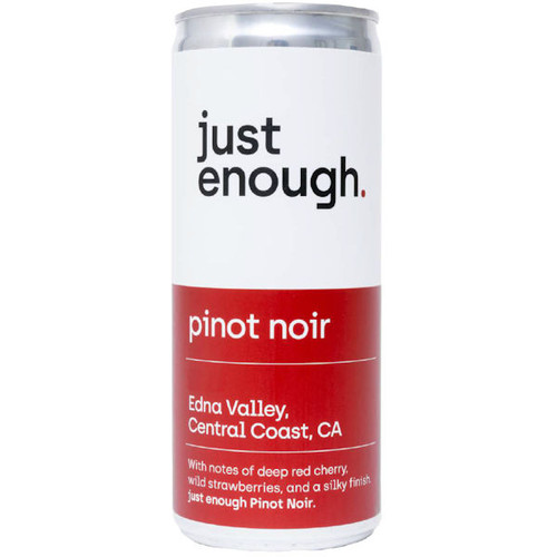 Just Enough Edna Valley Pinot Noir 250ml Can Just Enough Edna Valley Pinot Noir 250ml Can