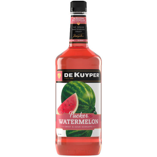 Dekuyper Pucker Watermelon Schnapps Liqueur 1L Dekuyper Pucker Watermelon Schnapps Liqueur 1L