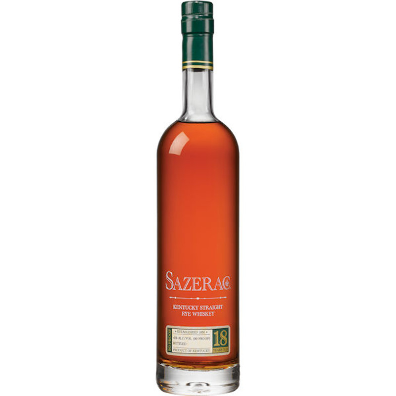 Sazerac 18 Year Old Kentucky Straight Rye Whiskey 750ml