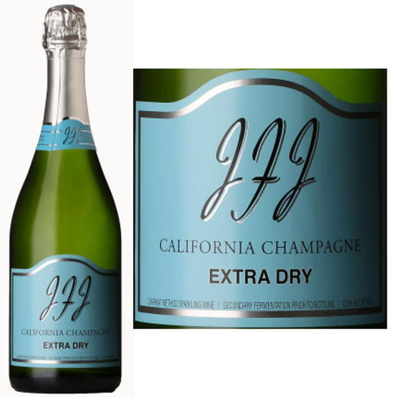 JFJ Extra Dry California Sparkling Champagne NV