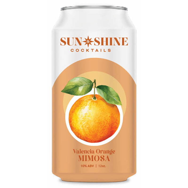 Sun & Shine Valencia Orange Mimosa 12oz 4 Pack Cans