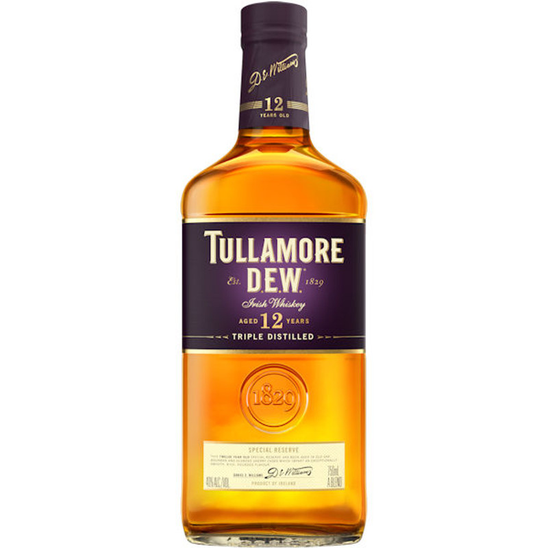 Tullamore D.E.W. 12 Year Old Special Reserve Irish Whiskey 750ml