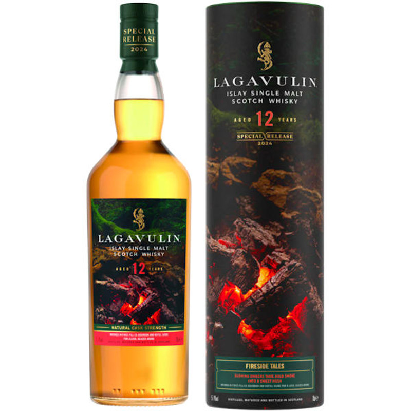 Lagavulin Fireside Tales 12 Year Old Special Release 2024 Cask Strength Islay 750ml