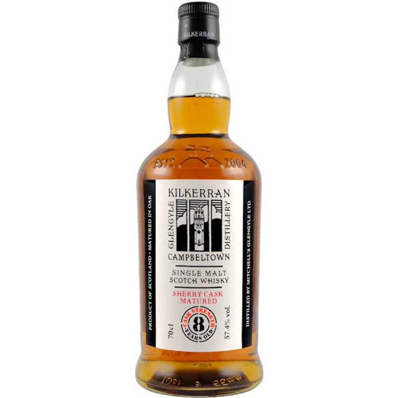 Glengyle Distillery Kilkerran 8 Year Old Sherry Cask Matured Campbeltown 700ml