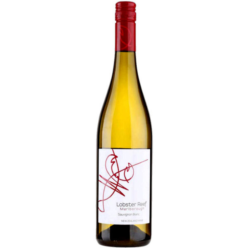 Lobster Reef Marlborough Sauvignon Blanc is bursting with a fruit-salad-bowl of flavors including ripe gooseberry