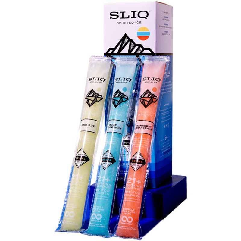 Sliq Spirited Ice Assorted Vodka Pops 9 Pack-100ml