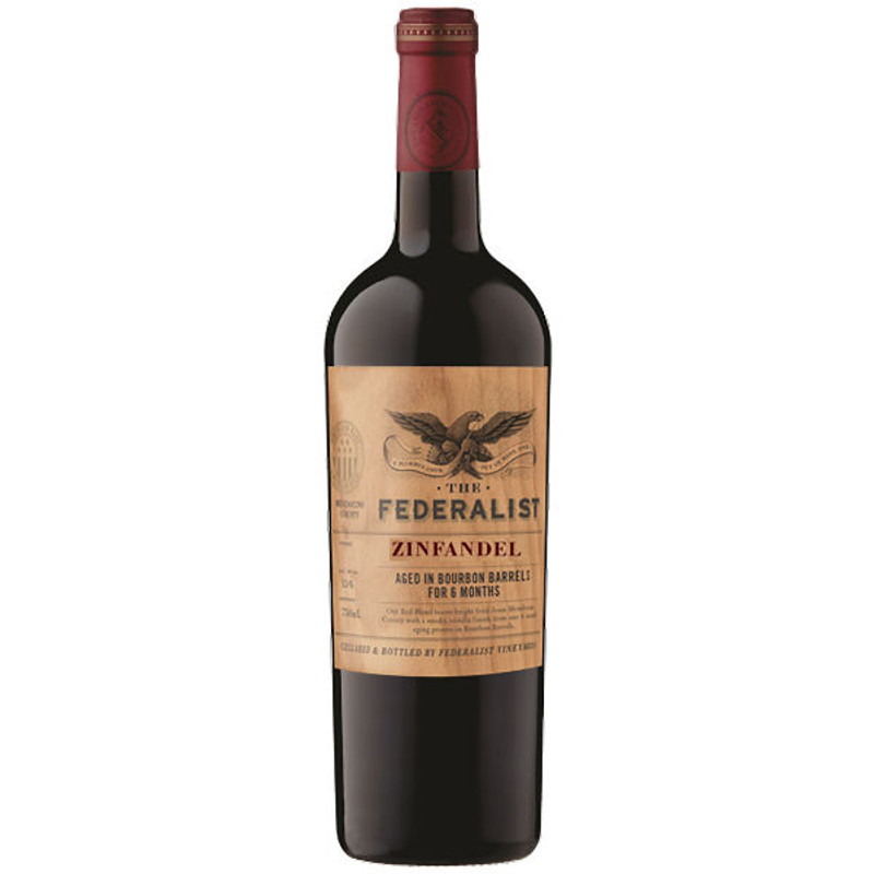 The Federalist Bourbon Barrel Aged Mendocino Zinfandel