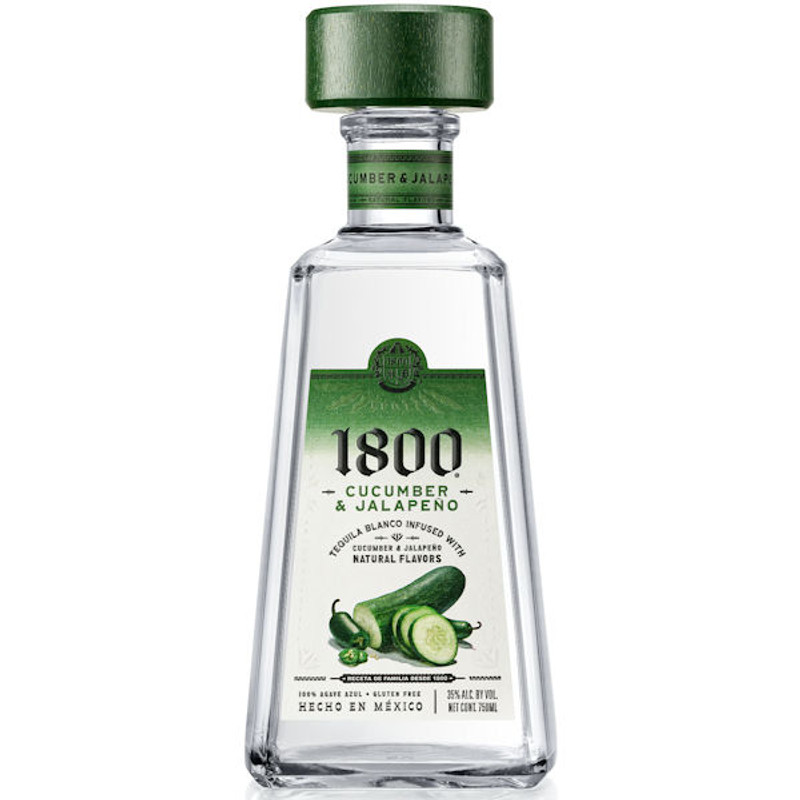 1800 Cucumber & Jalapeno Tequila 750ml 1800 Cucumber & Jalapeno Tequila 750ml