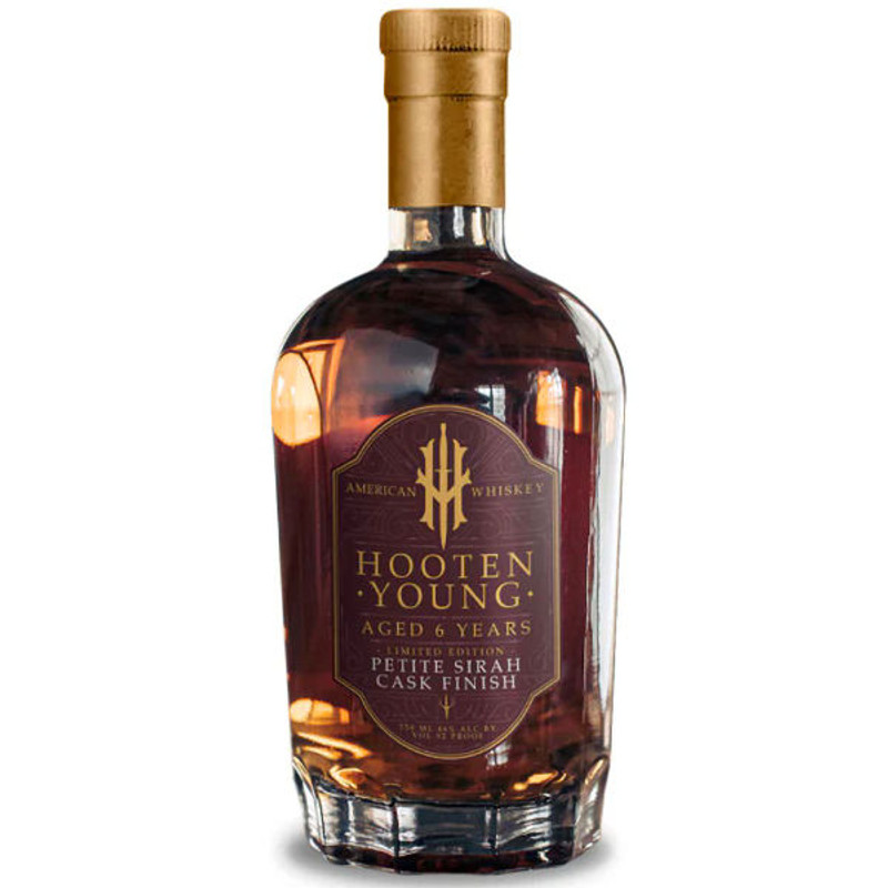 Hooten Young 6 Year Old Petite Sirah Cask Finished American Whiskey 750ml