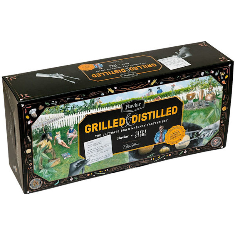 Flaviar Grilled & Distilled BBQ & Whiskey Tasting Set