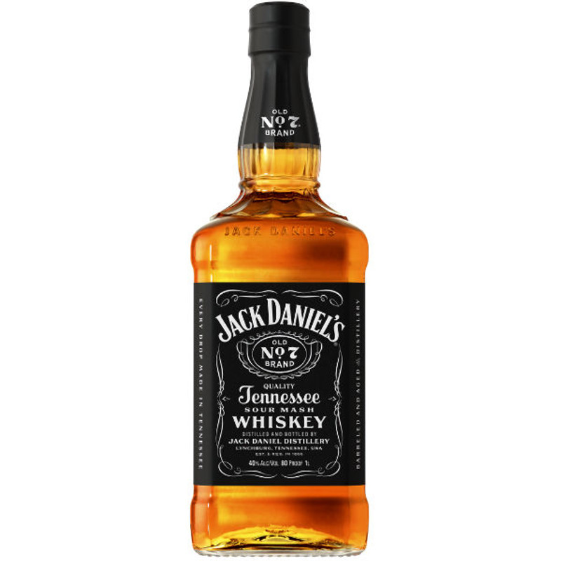 Jack Daniel's Old No. 7 Tennessee Sour Mash Whiskey 1L