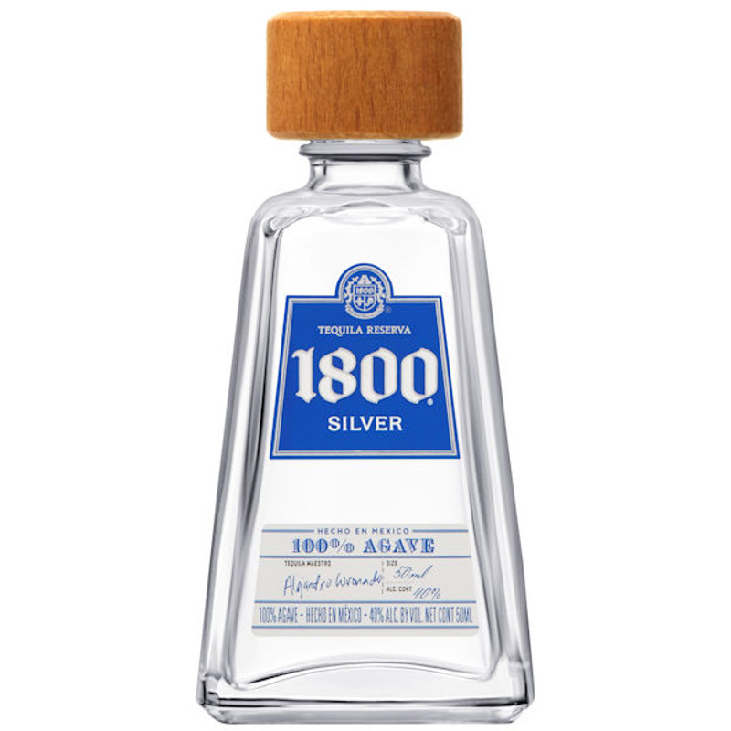 50ml Mini 1800 Silver Tequila