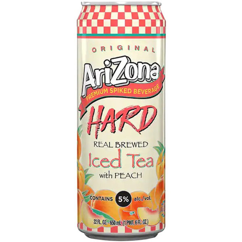 AriZona Hard Peach Iced Tea 22oz Can