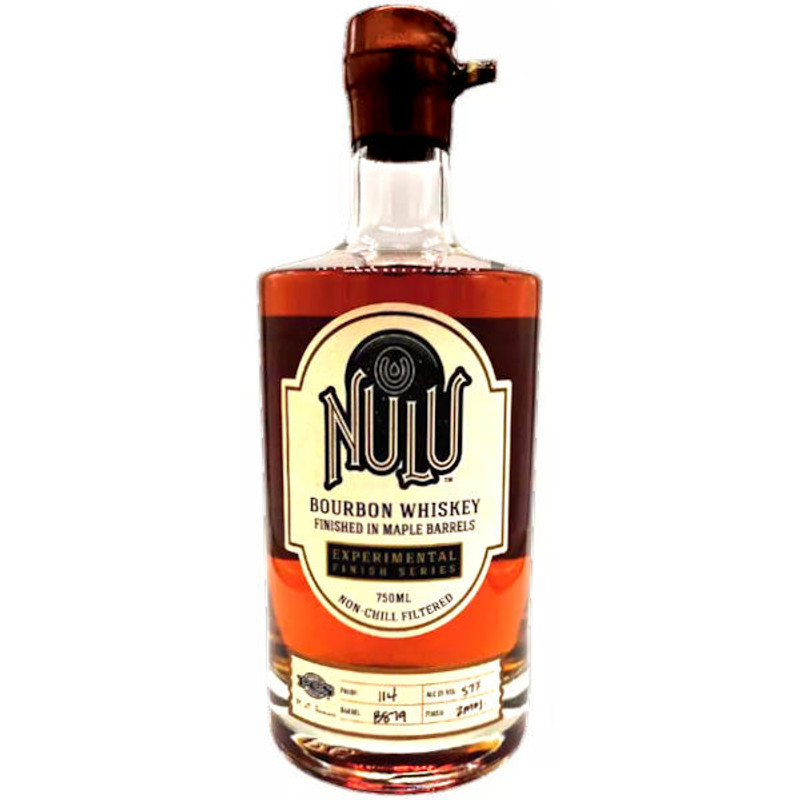 Nulu Experimental Finish Series Maple Finished Bourbon Whiskey 750ml