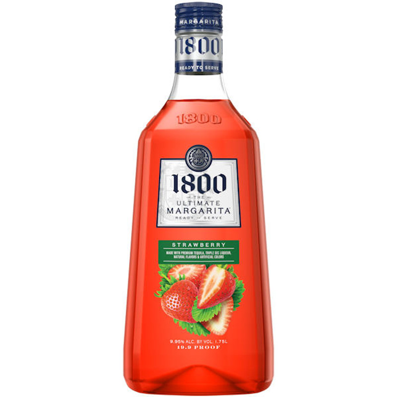 1800 The Ultimate Ready To Drink Strawberry Margarita 1.75L