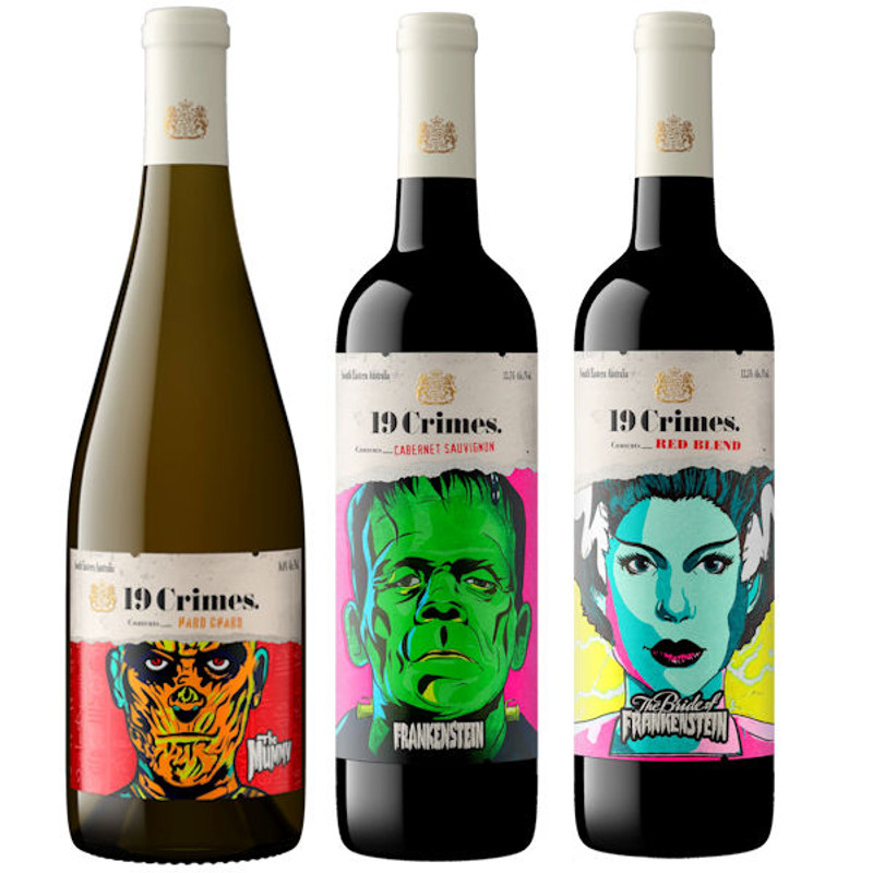 19 Crimes Halloween 3-Bottle Monster Mash Combo