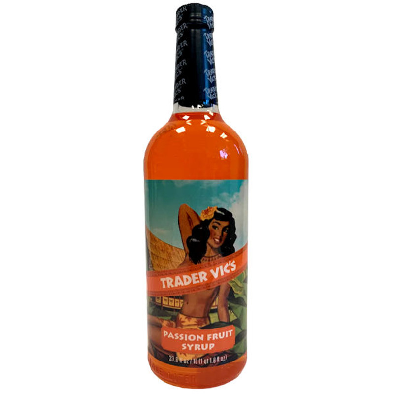 Trader Vic's Premium Passion Fruit Syrup 1L