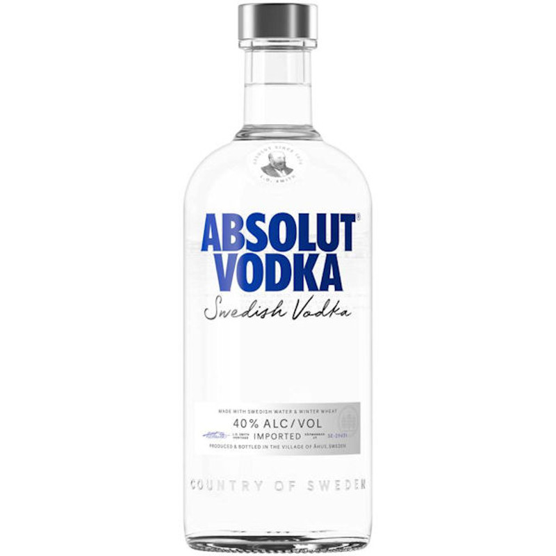 Absolut Swedish Grain Vodka 750ml