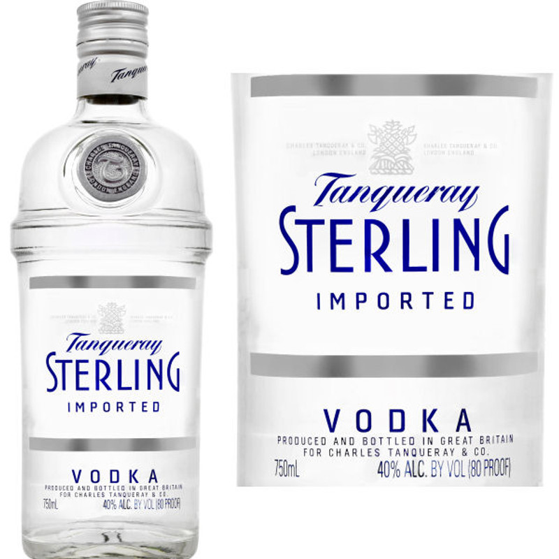 Tanqueray Sterling English Grain Vodka 750ml