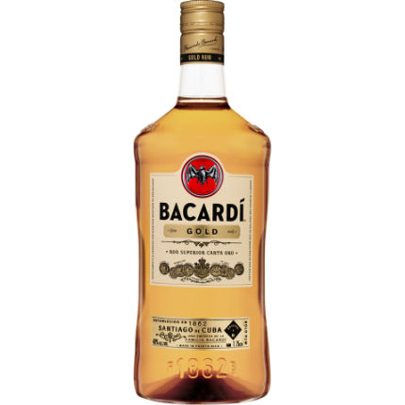 Bacardi Gold Puerto Rico Rum 1.75L
