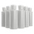 1 Oz Plastic Cylinder Bottles with Flip Top Pour Spout, Pack of 12