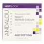 Andalou Naturals Resveratrol Q10 Night Repair Cream - 1.7 Fl Oz