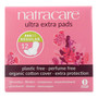 Natracare Ultra Extra Pads W/wings - Normal -  12 Count