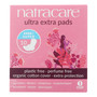 Natracare  Ultra Extra Pads W/wings - Super - 10 Count