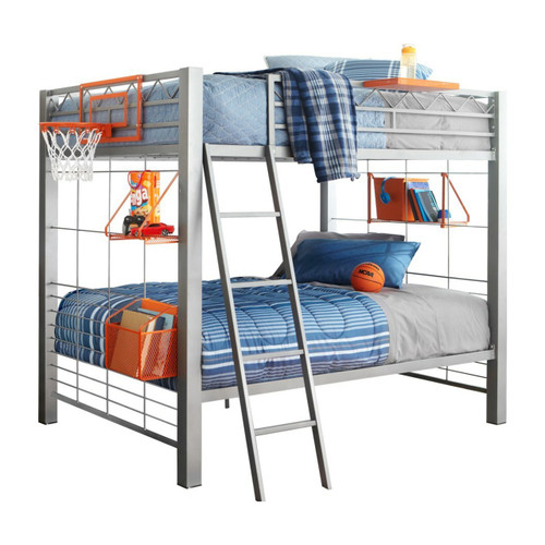 BUILD-A-BUNK GRAY 3 PC TWIN/TWIN BUNK BED