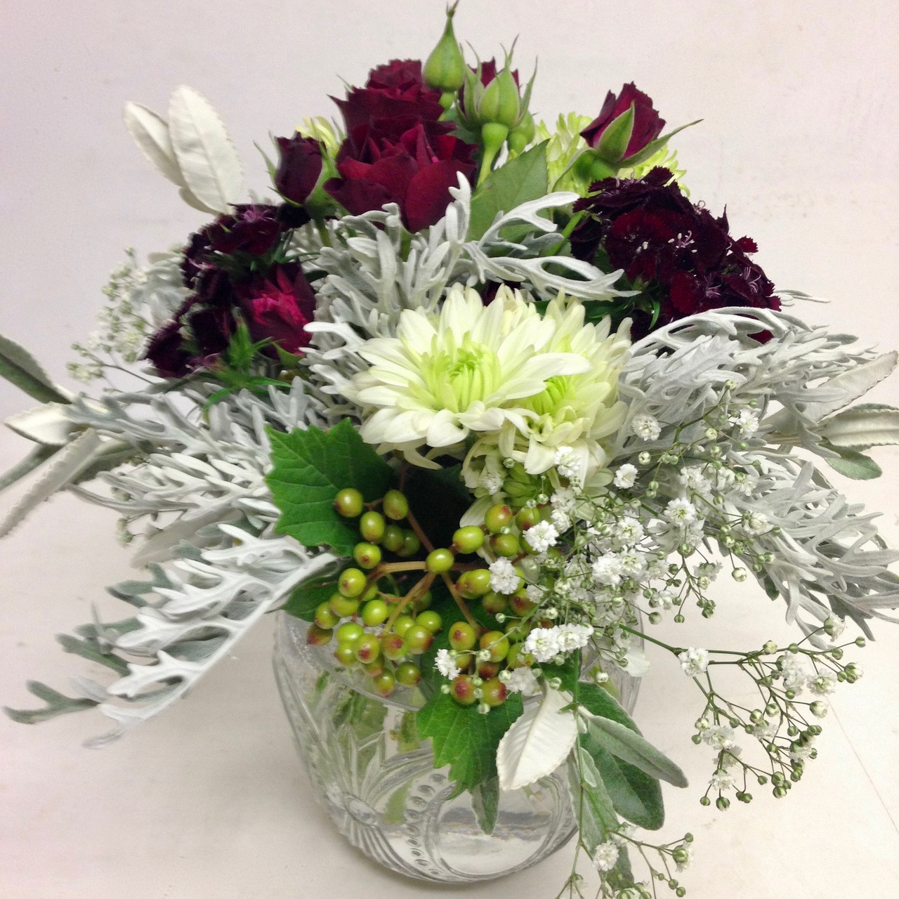 Vintage Christmas Globe Amaryllis For Flowers