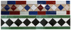 Moroccan Mosaic Border Tile - BT012
