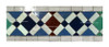 Moroccan Mosaic Border Tile - BT017