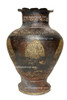 Aged and Vintage Brass Vase - HD096